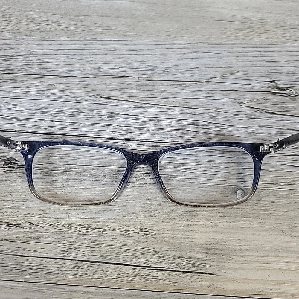 COACH NEW YORK HC6110 5489 Denim Taupe Glitter Gradient Eyeglass Frame 52-16-140